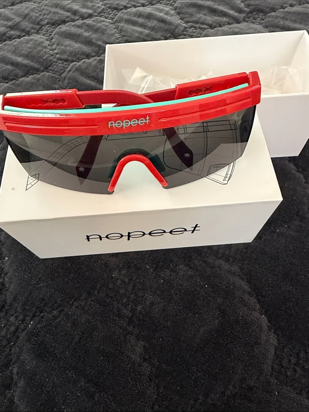 Red Shield Sunglasses - Sport Glasses